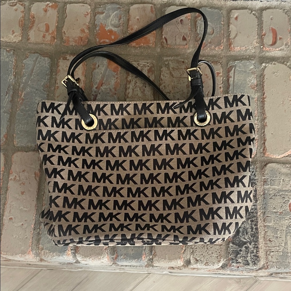 Michael Kors Jet Set North South monagram canvas tote